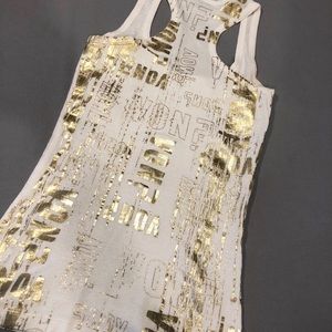 Von Dutch GOLD/WHITE Tank Top